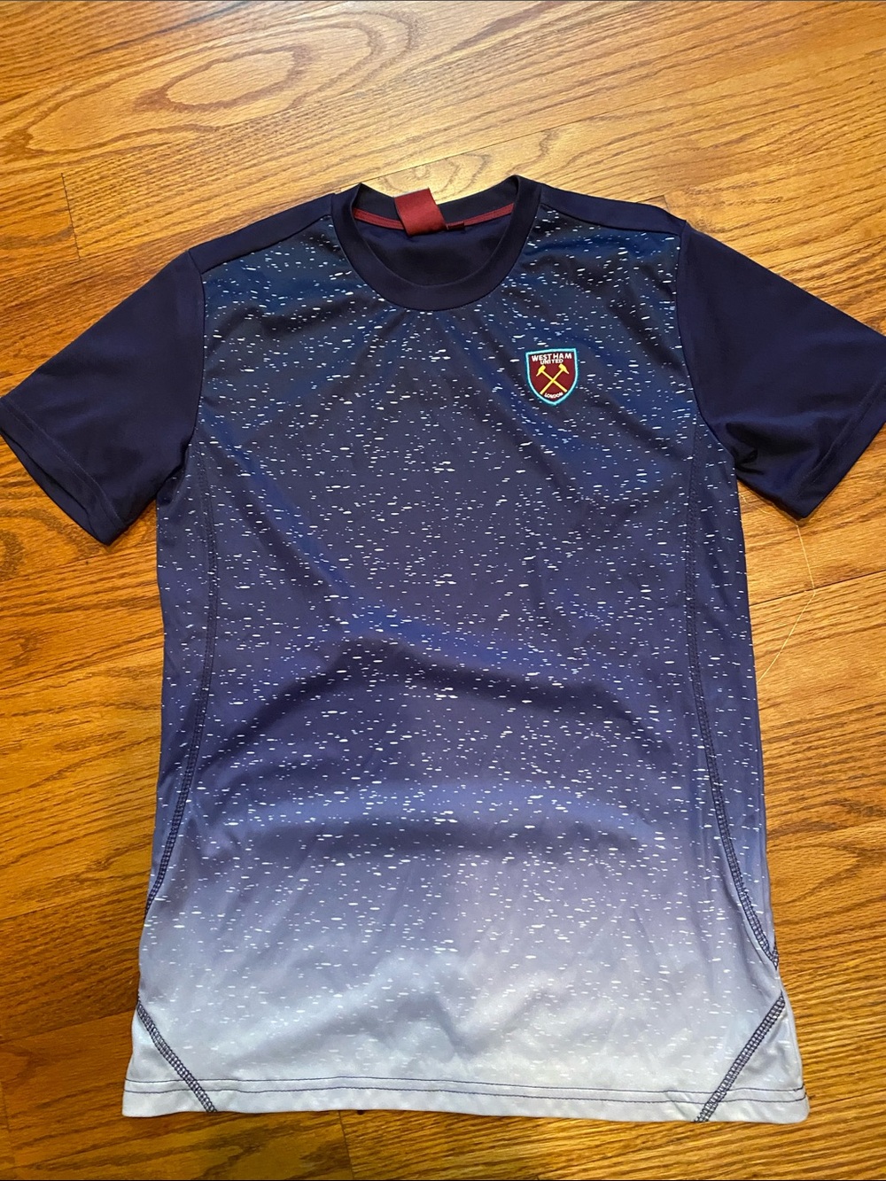 West Ham United printedNavy Gradient Performance Shirt